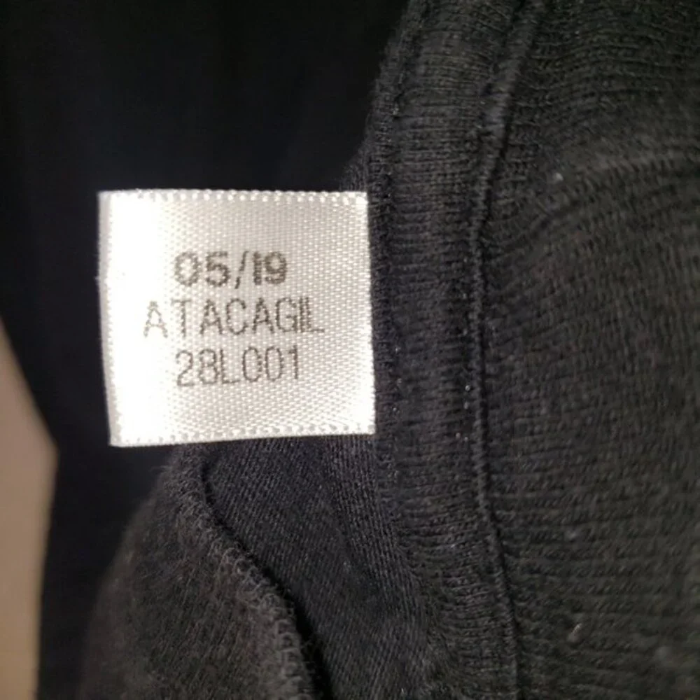 ADIDAS T SHIRT BLACK / WHITE LOGO GRAPHIC T SIZE LARGE